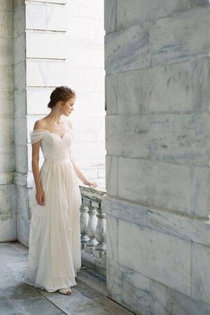Robe de mariée attirent avec sans manches epaule nue fermeutre eclair croisade - Photo 4