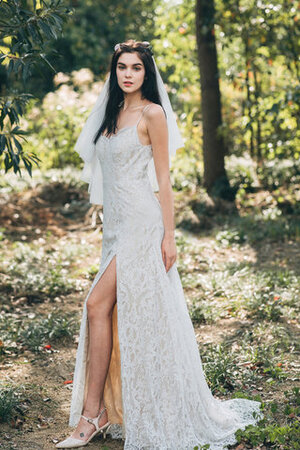 Sencillo Vestido de Novia en Encaje de Deslumbrante de Exclusivo - Foto 2