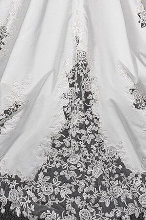 Robe de mariée grosses soldes avec manche longue a eglise en satin naturel - Photo 6