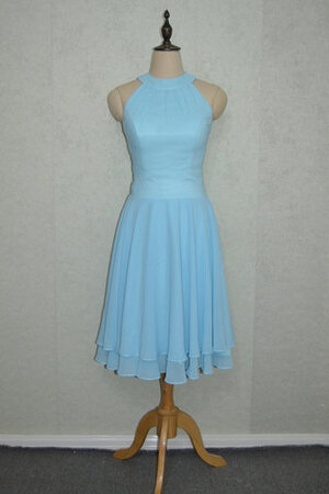 Abito da ballo angelico mini a sala al ginocchio originale in chiffon - Foto 1