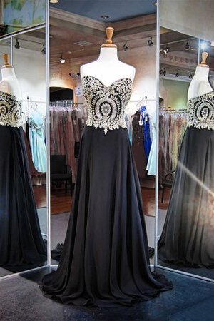 Vestido de Fiesta en Gasa y Encaje de Llamativo de Largo - Foto 1