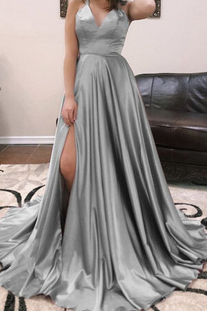 Spaghetti Träger A Linie Süss Anständiges Sexy Ballkleid - Bild 3