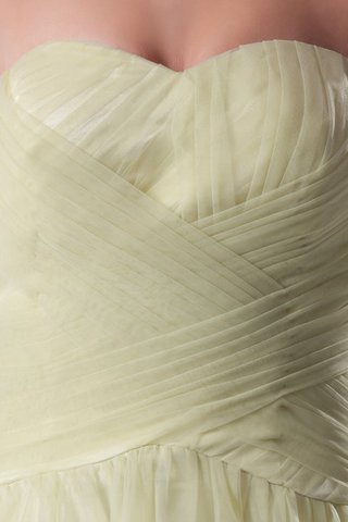 Robe de quinceanera plissé de col en cœur ruché en tulle - Photo 2