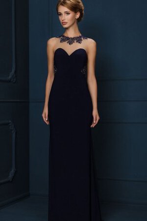 Robe de bal sage classique avec sans manches avec cristal avec perle - Photo 1