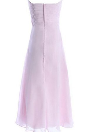 Vestido de Dama de Honor de Sin mangas de Volante de Escote Corazón - Foto 2