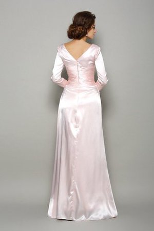Prinzessin Gerüschtes Reißverschluss Anständiges Bodenlanges Brautmutterkleid - Bild 2