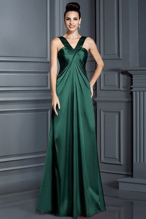 Spaghetti Träger A Linie Ärmelloses Empire Taille Anständiges Brautjungfernkleid - Bild 9