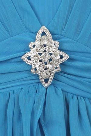 Plissiertes Perlenbesetztes A-Line Blumenmädchenkleid mit gekappten Ärmeln - Bild 3