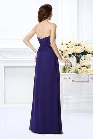 Robe de bal sexy avec sans manches en chiffon a-ligne avec zip - Photo 2