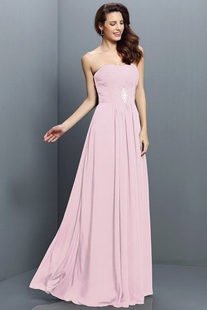 Chiffon Prinzessin Empire Taille A Linie Reißverschluss Brautjungfernkleid - Bild 22