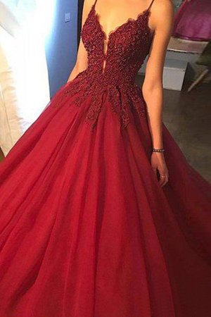 Vestido de Fiesta de Corte Evasé de Seductor de Sin mangas de Apliques - Foto 2