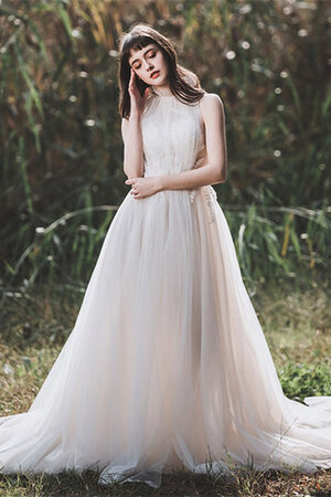 Robe de mariée en satin de princesse populaire longue classique - Photo 4