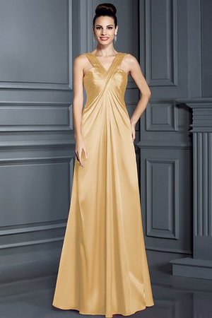 Spaghetti Träger A Linie Ärmelloses Empire Taille Anständiges Brautjungfernkleid - Bild 5