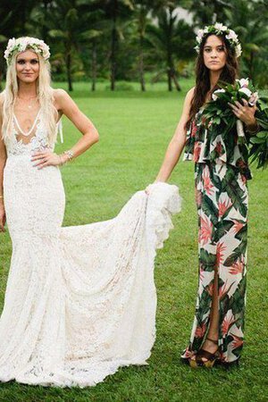 Robe de mariée sexy mode romantique a plage de traîne mi-longue - Photo 8