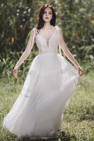 Robe de mariée charme a salle intérieure romantique longue exclusif - Photo 1