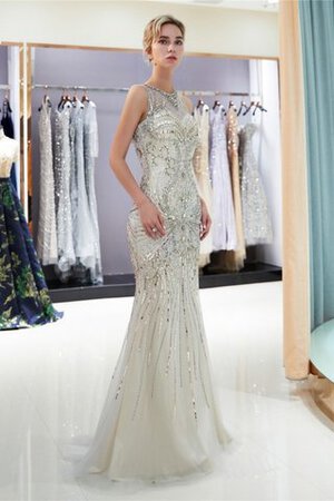 Meerjungfrau Stil Modisch Satin Attraktives Sittsames Ballkleid - Bild 3