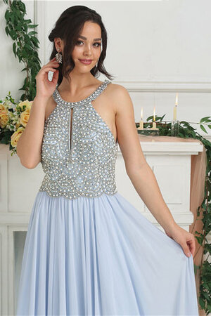 Chiffon Gewinnend Sittsames Extravagantes Bodenlanges Ballkleid - Bild 3