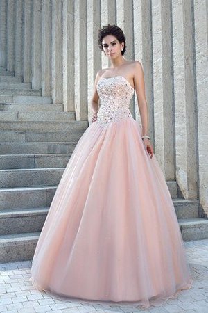 Ewiges Empire Taille Trägerlos Anständiges Brautkleid mit Reißverschluss - Bild 4