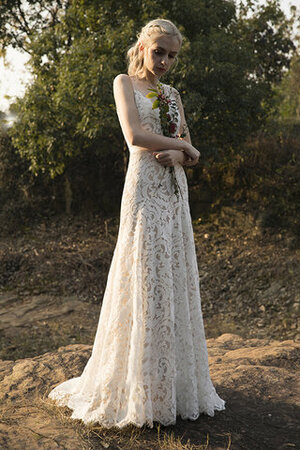 Glamouroso&Dramatico Vestido de Novia en Encaje de Playa de Encantador - Foto 2