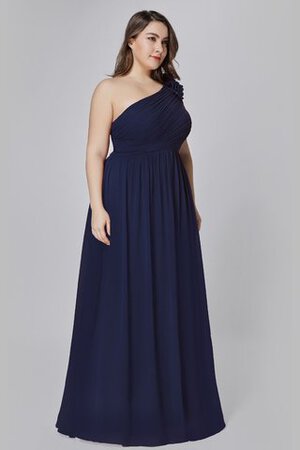 Robe de bal distinctif ceinture haut manche nulle en satin extensible en grandes tailles - Photo 6