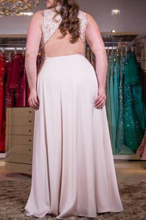 Robe de bal v encolure de princesse lache appliques longueru au niveau de sol - Photo 2