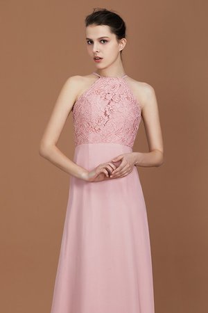 Robe demoiselle d'honneur en chiffon splendide de princesse avec zip naturel - Photo 4