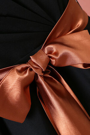 Fabelhaft Schlichtes Knielanges Abendkleid mit Reißverschluss mit Natürlicher Taille - Bild 5