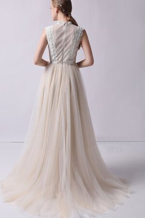 Beliebt Spitze Romantisches Sittsames Brautkleid mit Reißverschluss - Bild 4