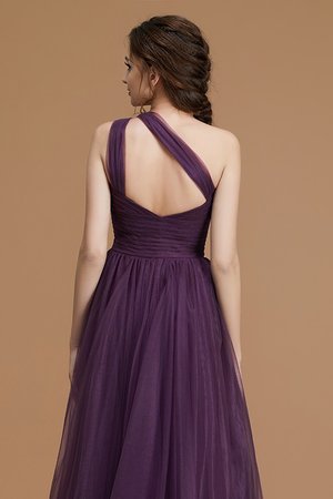 Ehrenvoll Ärmellos A-Linie Tüll Normale Taille Brautjungfernkleid - Bild 8