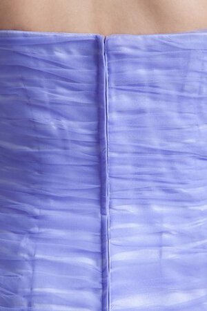 Robe douce seize long de col en cœur avec gradins avec sans manches - Photo 7