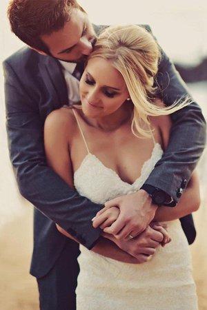 Abito da sposa seducente particolare moderno naturale con increspature favoloso - Foto 1