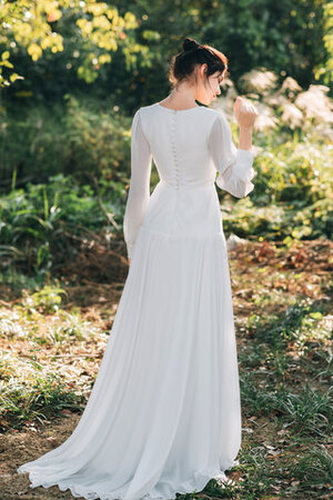 Robe de mariée a plage satin en simulation mode longue formelle - Photo 5