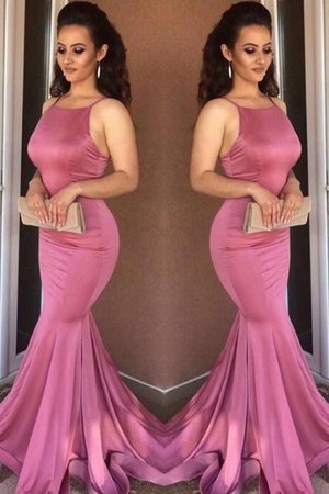 Robe de bal de sirène de traîne courte grandes bretelles à la mode naturel - Photo 1