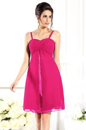 Vestido de Dama de Honor de Escote de Tirantes Espaguetis de Corto - Foto 11
