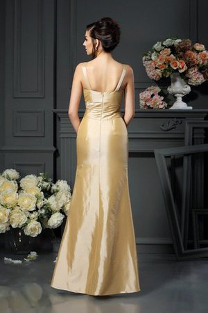 Robe mère de mariée longue de fourreau avec sans manches en taffetas avec zip - Photo 4