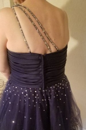 A Linie XXL Ein Schulterfreies Reißverschluss Normale Taille Ballkleid - Bild 2