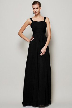 Robe demoiselle d'honneur longue plissage avec zip longueur au ras du sol en chiffon - Photo 2