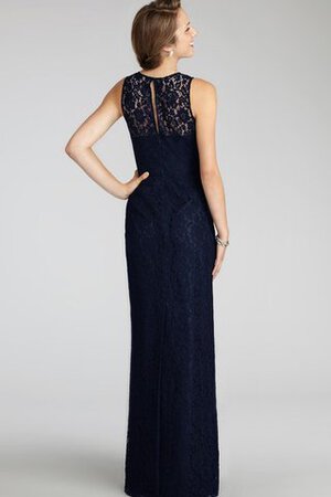 Vestido de Dama de Honor de Sin mangas de Joya de Espalda con ojo de cerradura - Foto 12
