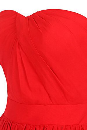 Herz-Ausschnitt Ärmelloses a linie Elegantes wadenlanges Brautjungfernkleid - Bild 5