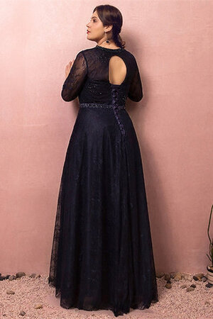 Vestido de Fiesta en Satén y Encaje de Brillante con Cintas - Foto 2