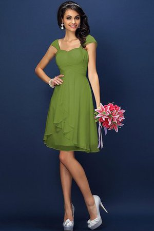 Abito da Damigella in Chiffon con Piega Conotta A-Line Principessa - Foto 13