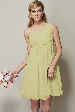 Normale Taille Prinzessin Ein Schulterfreies Knielanges Kurzes Brautjungfernkleid - Bild 8