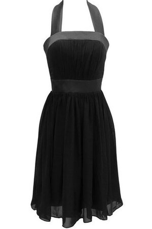 Plissiertes natürliche Taile Chiffon A-Line kurzes Brautjungfernkleid - Bild 8