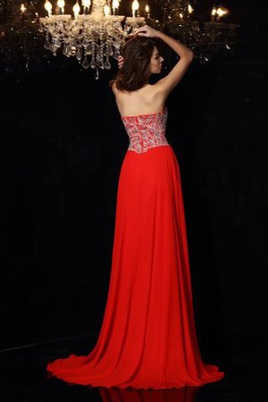 Sweep train Normale Taille Formelles Glamouröses Ballkleid mit Herz-Ausschnitt - Bild 2