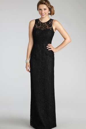 Vestido de Dama de Honor de Sin mangas de Joya de Espalda con ojo de cerradura - Foto 1