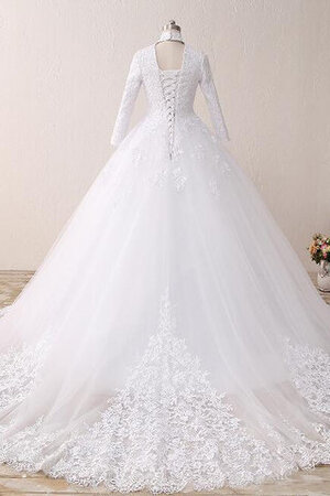 Spitze Satin Zauberhaft Prinzessin Legeres Brautkleid - Bild 3
