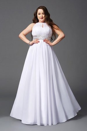 Prinzessin Übergröße Bodenlanges Formelles Ballkleid mit Perlen - Bild 3