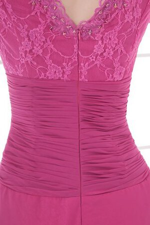 Enges V-Ausschnitt langes Elegantes Abendkleid - Bild 6