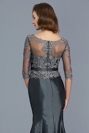 Normale Taille Meerjungfrau Stil Besondere Bodenlanges Brautmutterkleid aus Taft - Bild 8