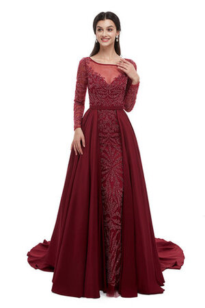 Natürliche Taile Beliebt Anständiges Pompöse Ballkleid mit Reißverschluss - Bild 1
